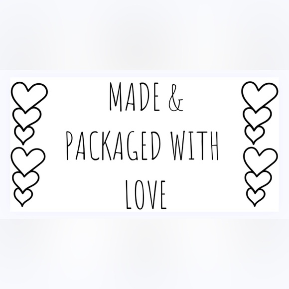 LJ ORGANICS NY Other - 30 STICKERS - 2” x 1” - MADE & PACKAGED WITH ‘LOVE’